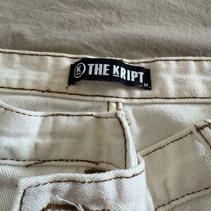 Kids Cream Twill Bottoms